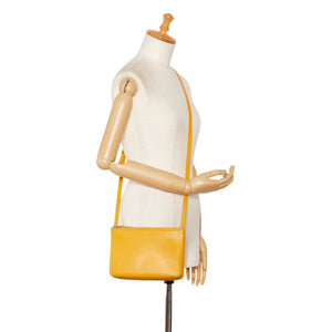 Celine Trio Small Yellow Lambskin