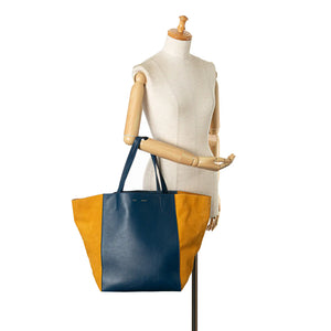 Celine Cabas Phantom Tote Bag Bicolor Suede