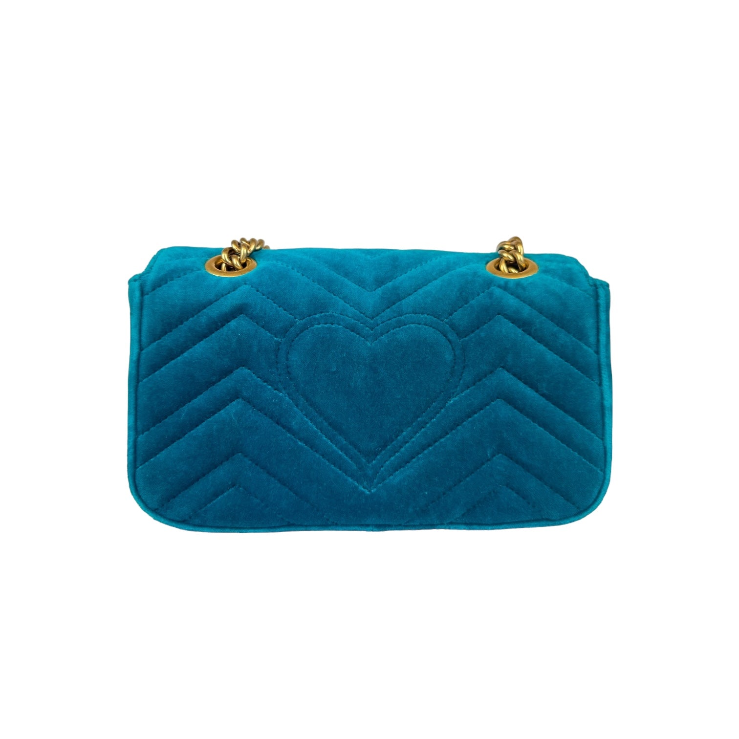 Gucci GG Marmont Mini Blue Velvet