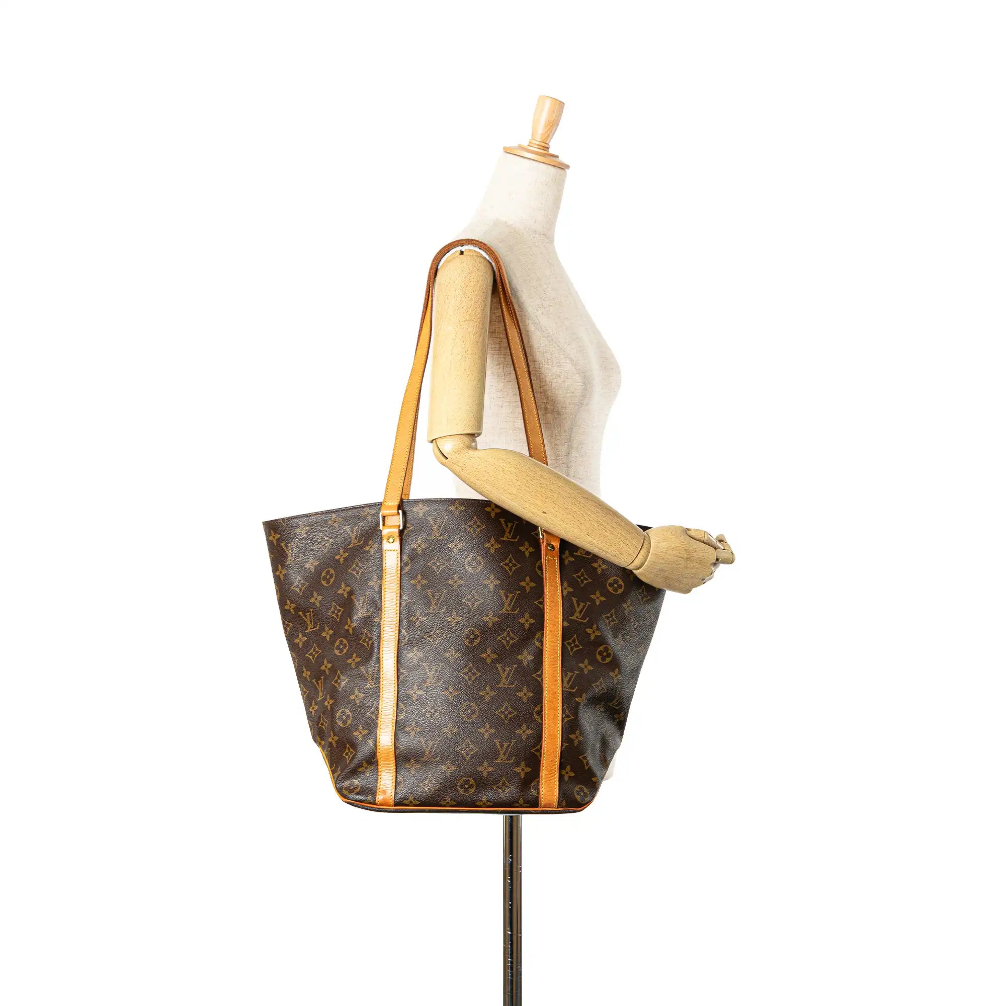 Louis Vuitton SAC Shopping Brown Monogram Canvas