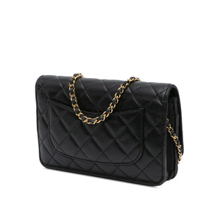 Chanel Woc Pearl Crush Black Lambskin Gold