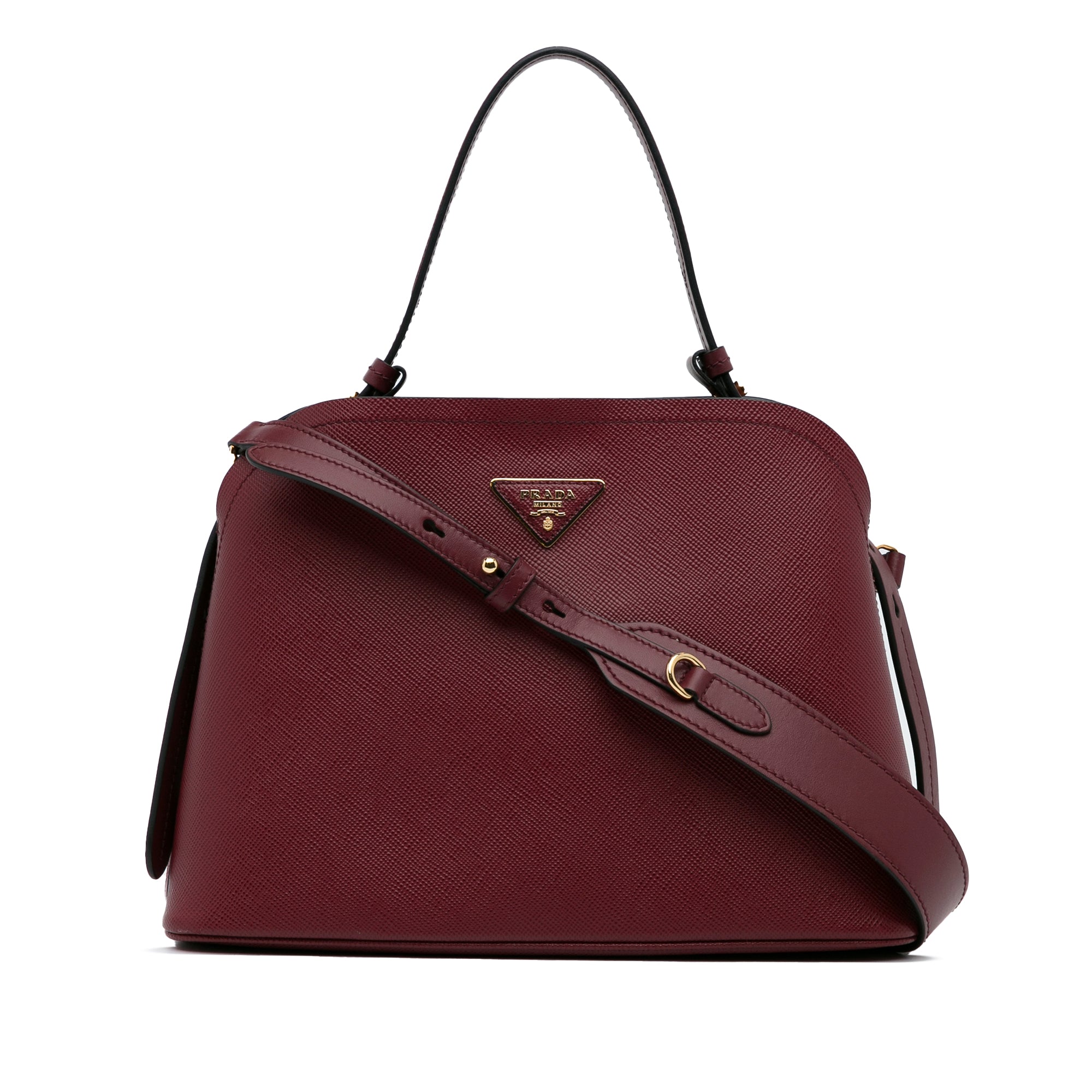 Prada Small Saffiano Matinee Satchel Red 29 022.00