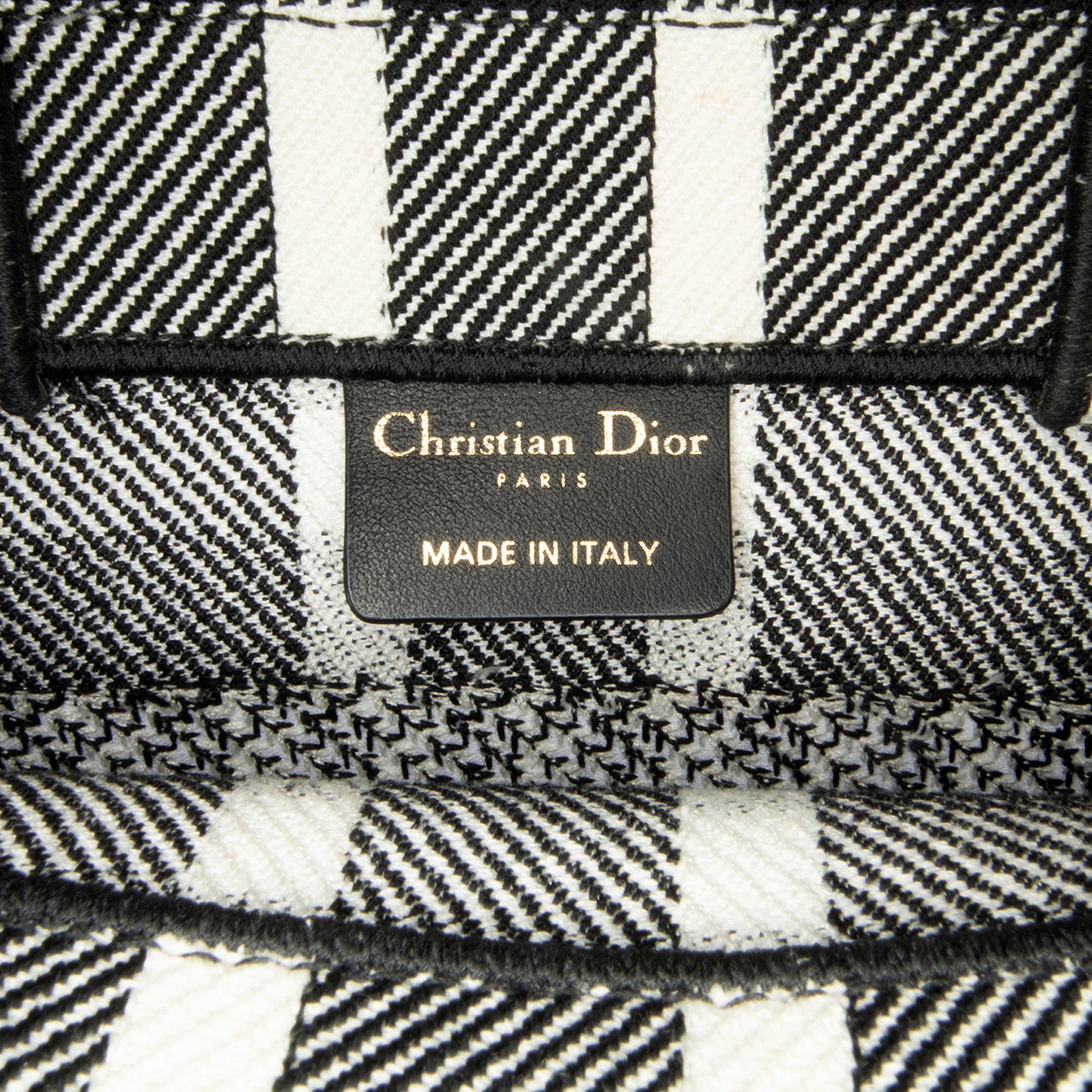 Dior Book Tote Small Bicolor Check N Dior Canvas