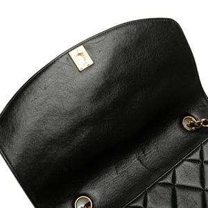 Chanel Diana Medium Black Lambskin Gold