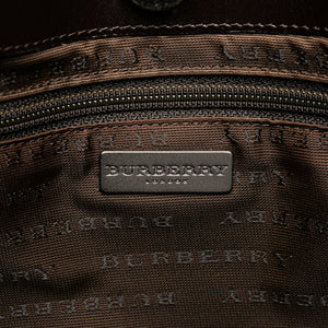 Burberry Shoulder Bag House Check Canvas