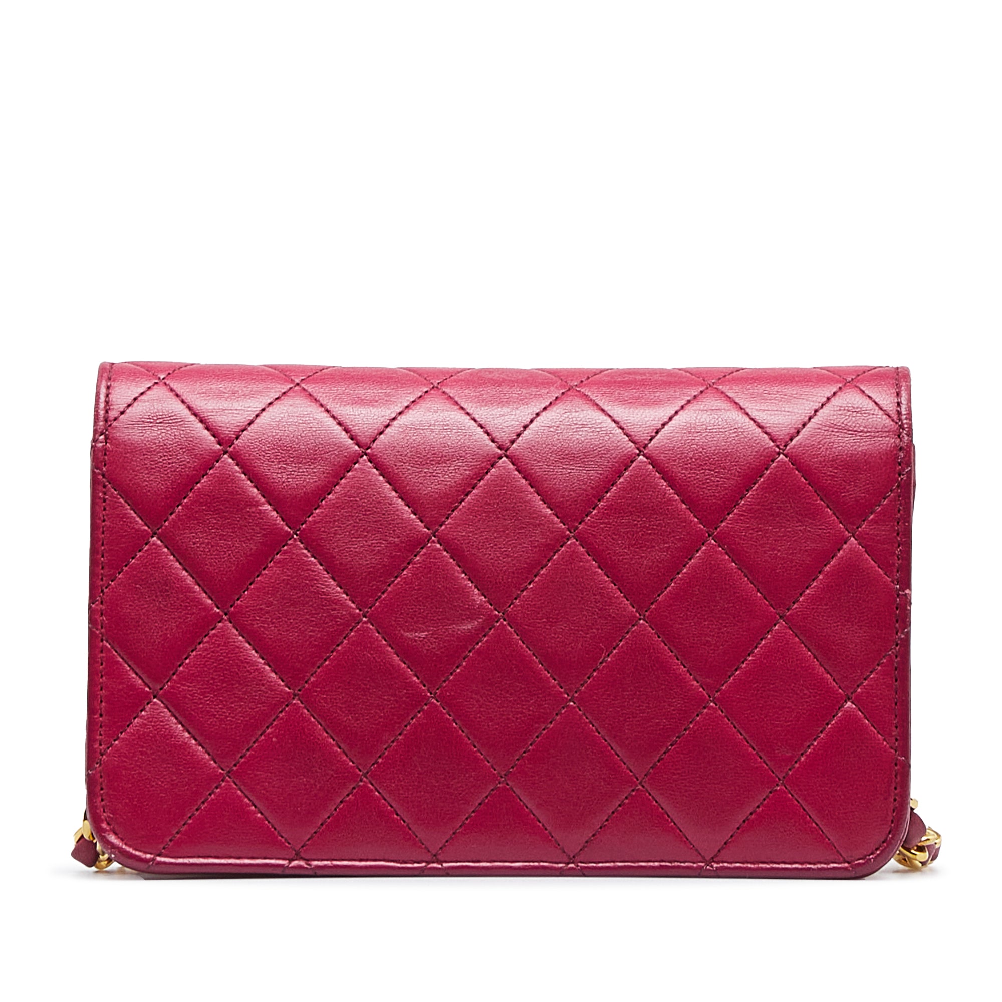 Chanel CC Flap Bag Pink Lambskin Gold