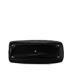 Dior Lady Dior Large Black Cannage Lambskin