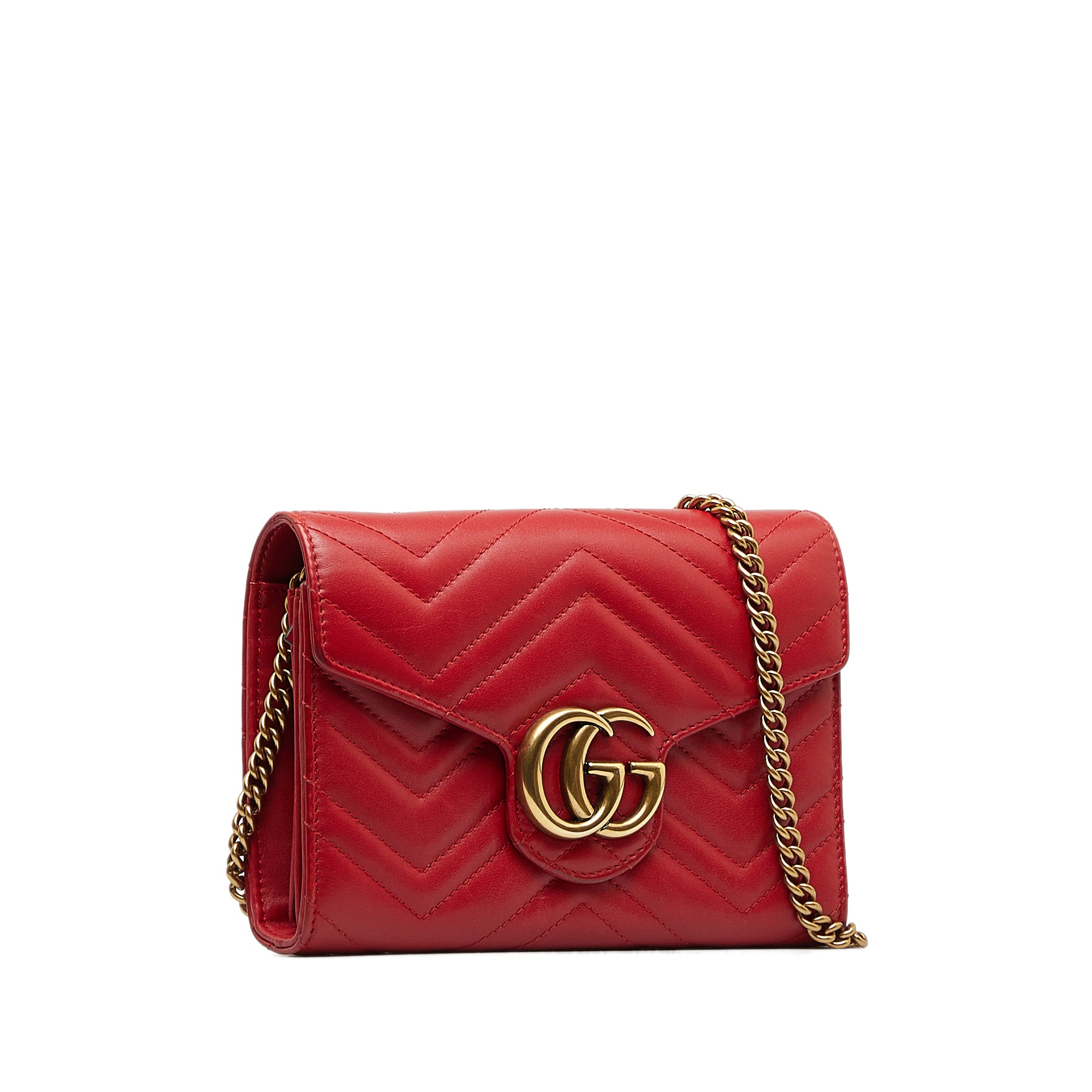 Gucci marmont 2025 red wallet