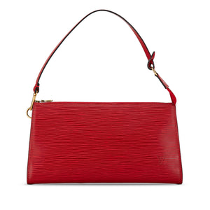 Louis Vuitton Pochette Accessoires Red Epi