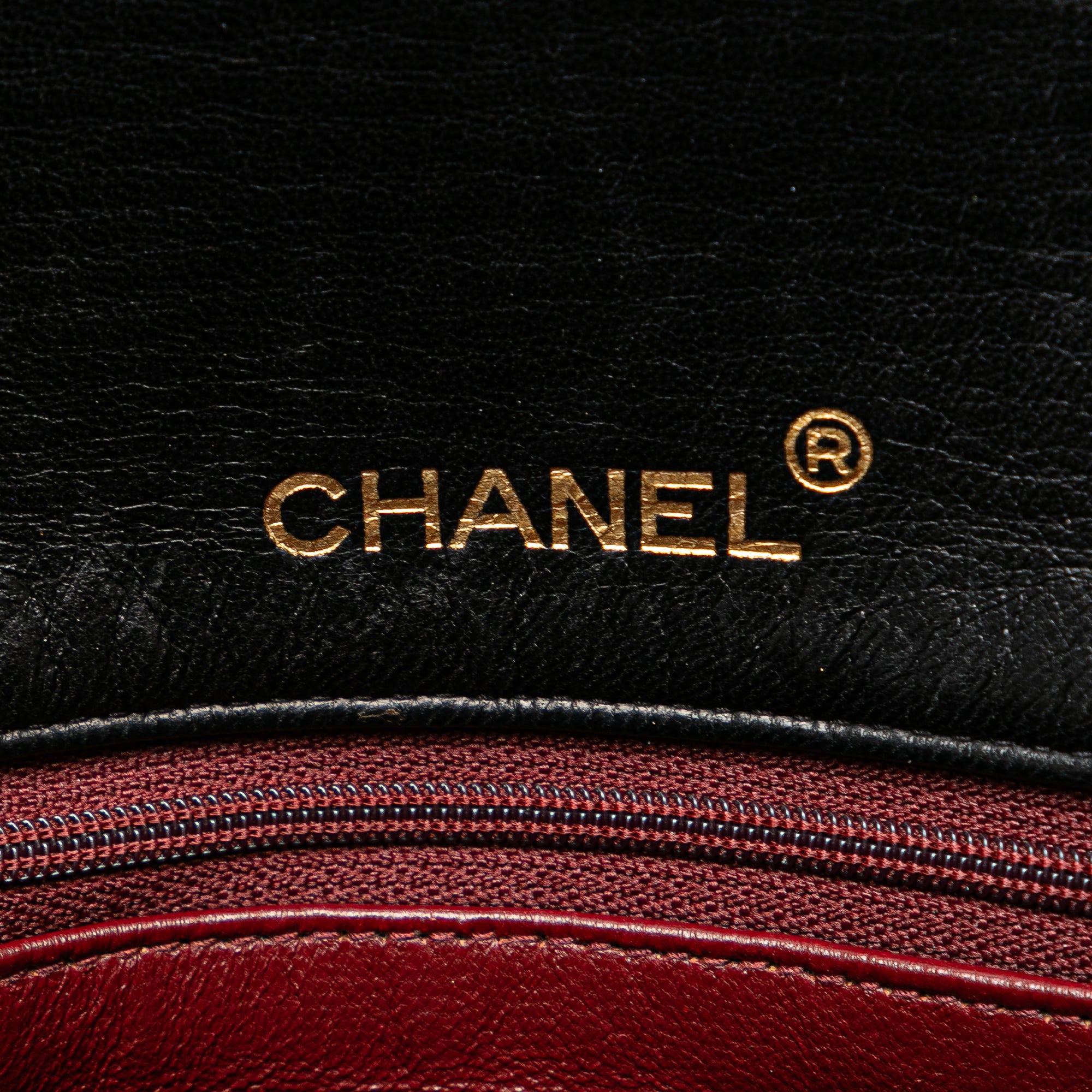 Chanel Full Flap Bag Black Lambskin Gold