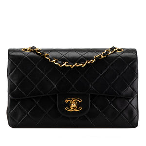 Chanel Classic Double Flap Small Black Lambskin Gold