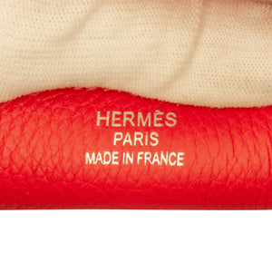 Hermès Birkin 35 Red Retourne Togo Palladium