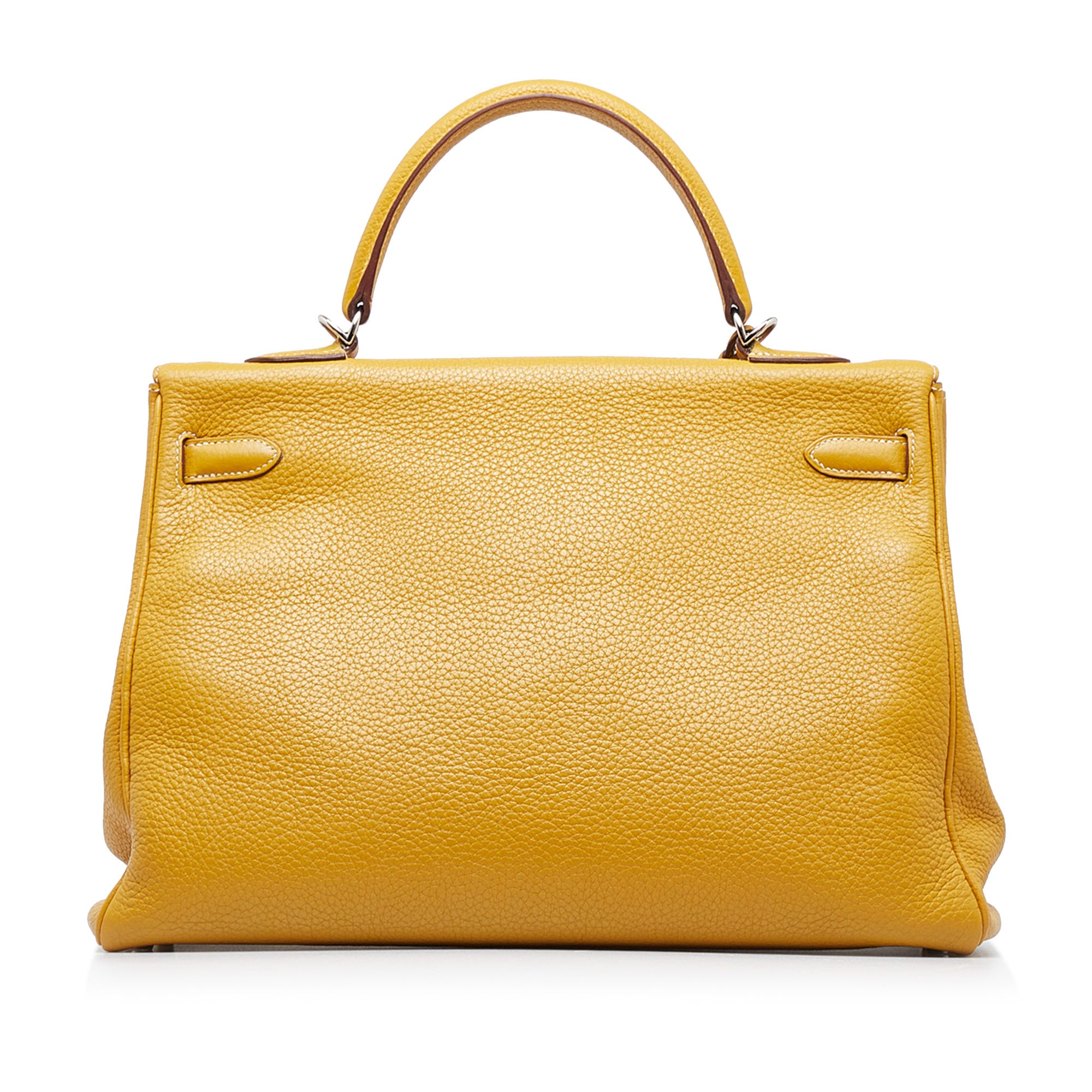 Hermès Kelly 35 Retourne Yellow Togo