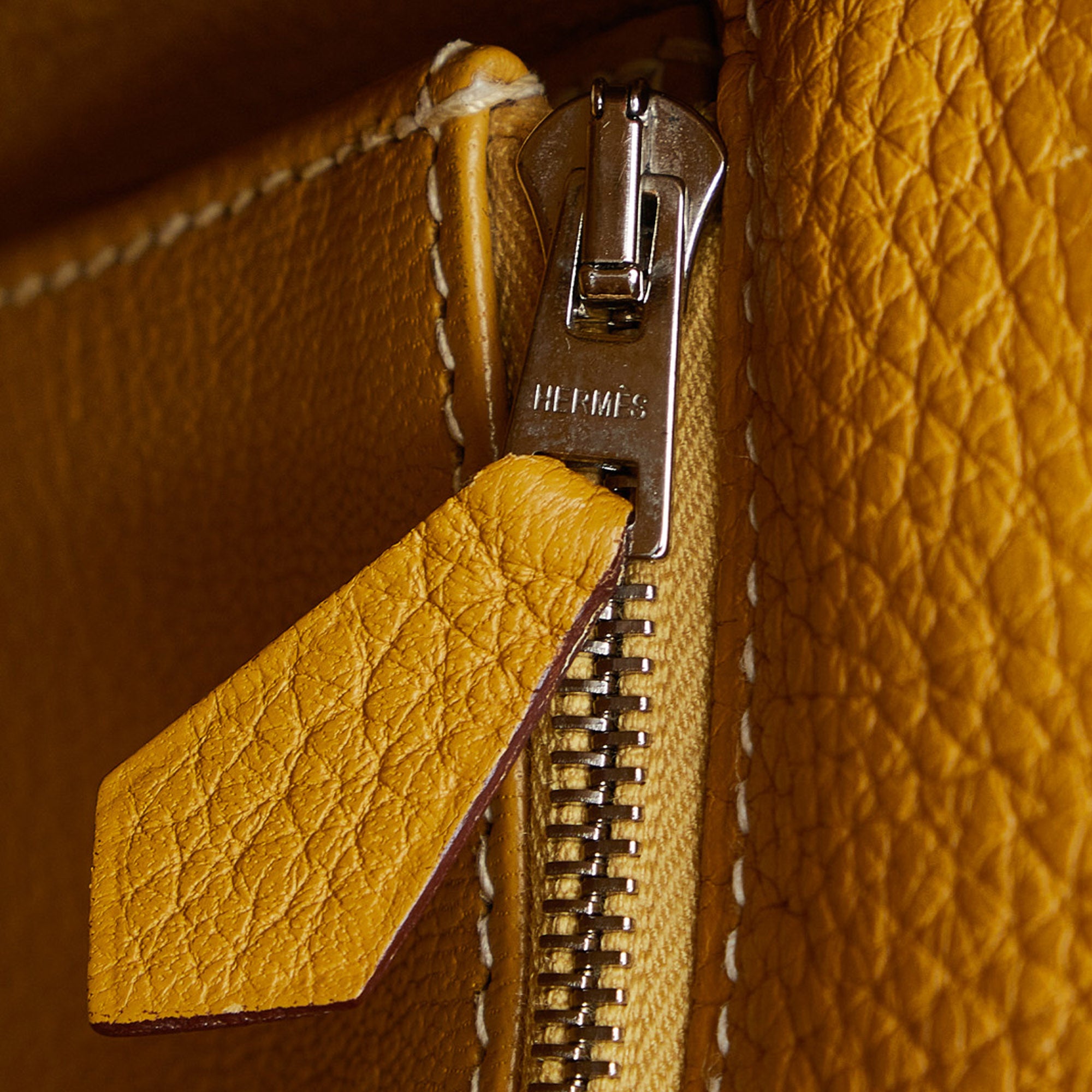 Hermès Kelly 35 Retourne Yellow Togo