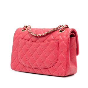 Chanel Classic Double Flap Small Pink Caviar