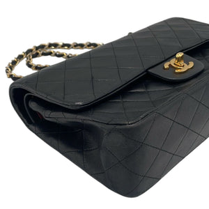 Chanel Classic Double Flap Medium Black Lambskin Gold