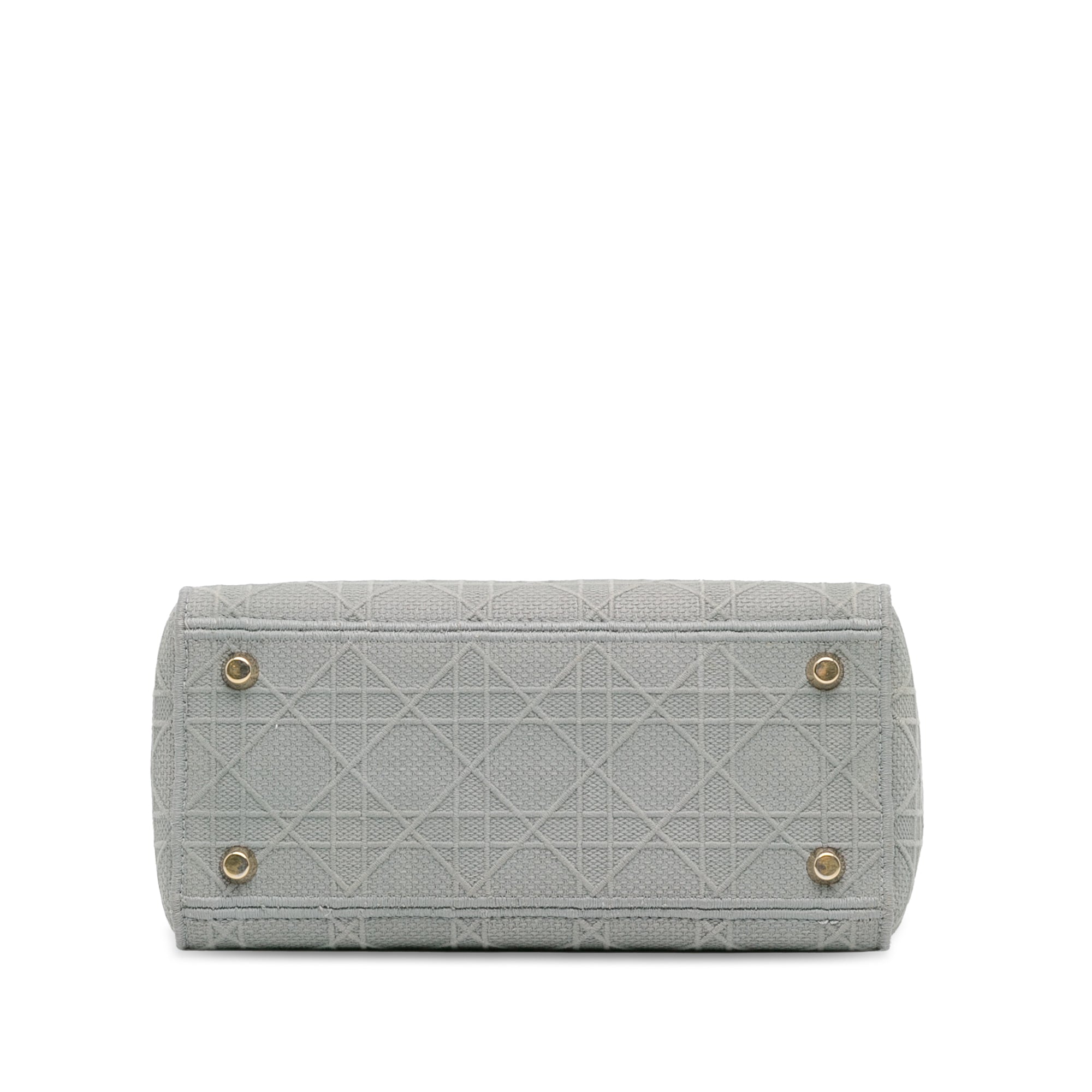 Dior Lady D-Lite Medium Grey Canvas