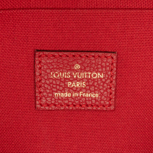 Louis Vuitton Pochette Felicie Red Monogram Empreinte