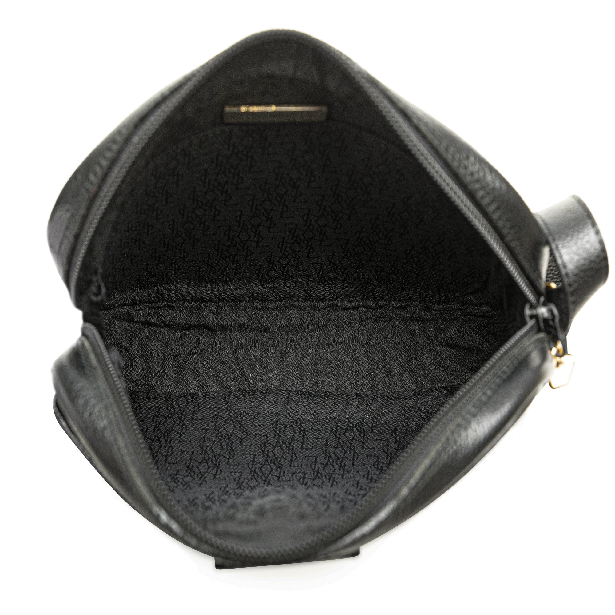 Yves Saint Laurent Shoulder Bag Black Leather