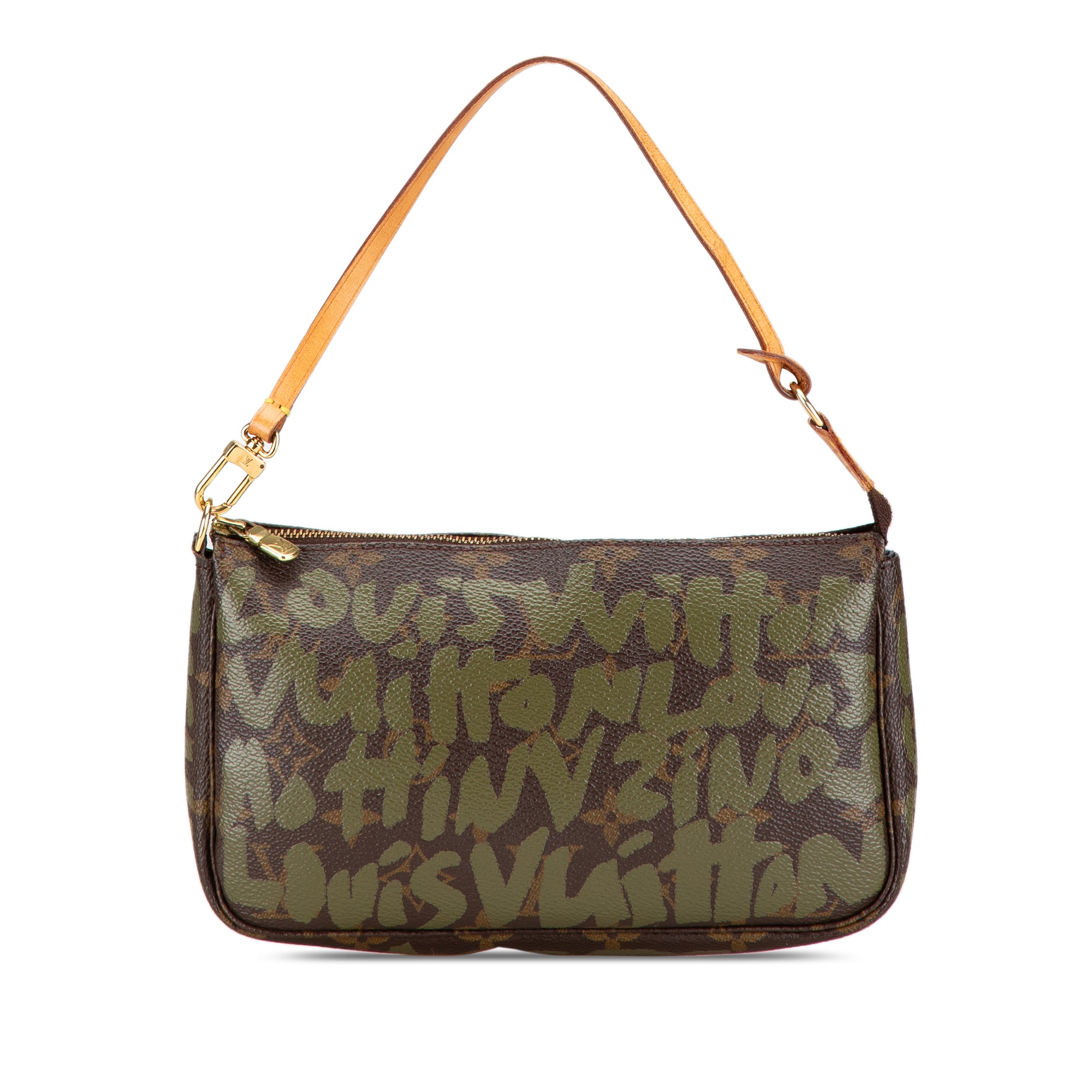 Louis Vuitton x Stephen Sprouse Pochette Accessoires Green Graffiti Monogram Canvas