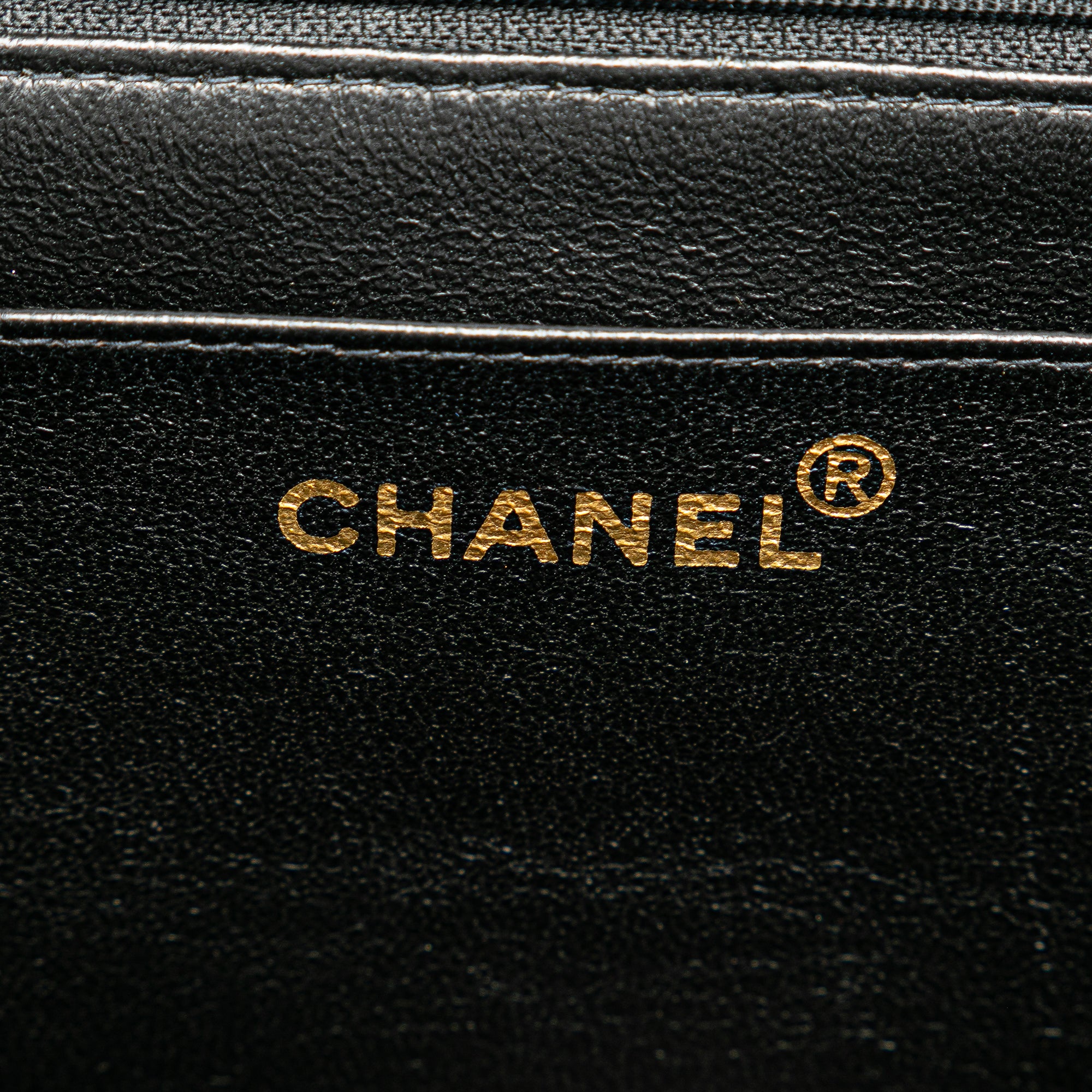 Chanel Classic Single Flap Jumbo Black Lambskin Gold