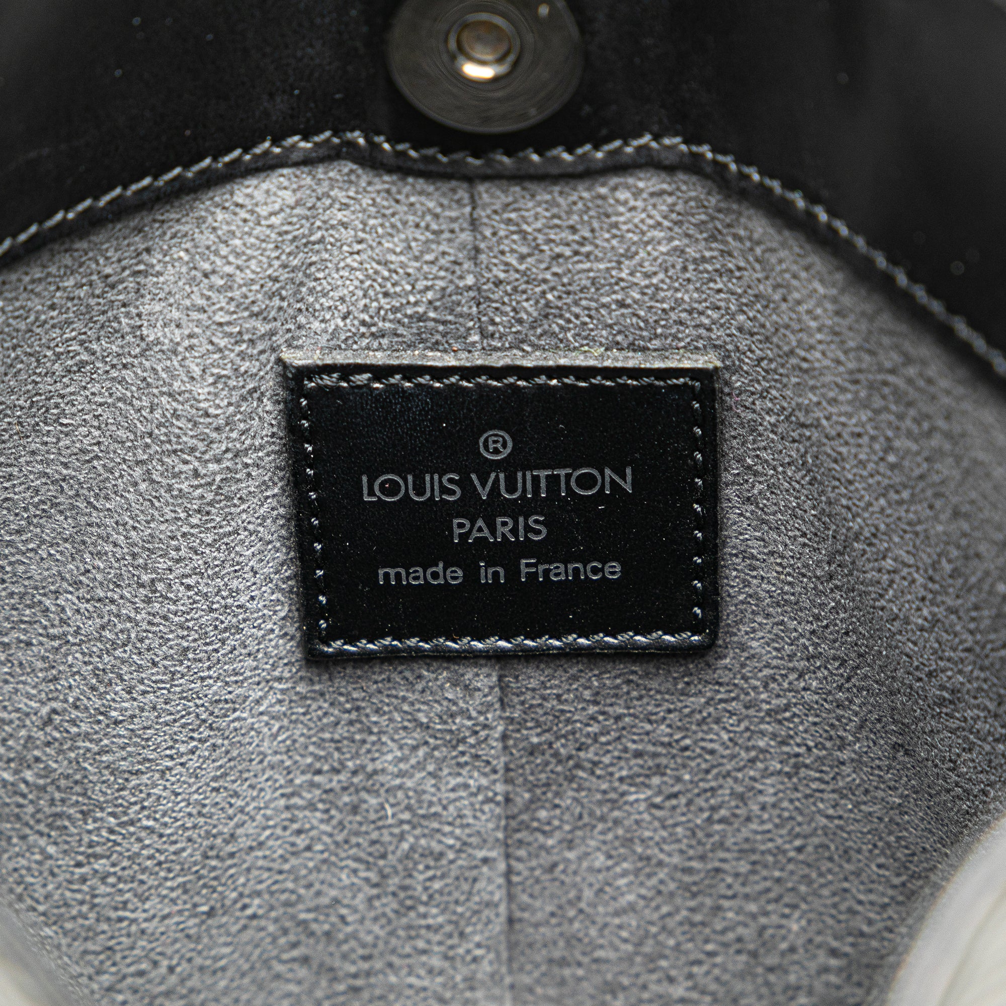 Louis Vuitton Pochette Demi Lune  Black Epi