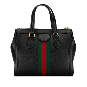Gucci Ophidia Tote Bag Small Black Leather