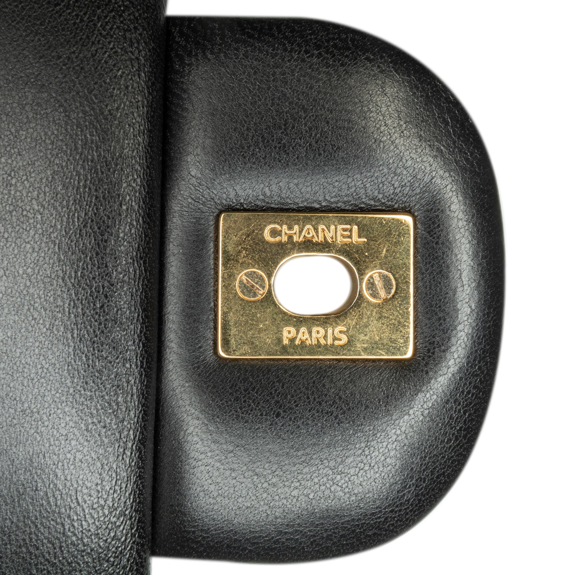 Chanel Classic Double Flap Jumbo Black Lambskin Gold