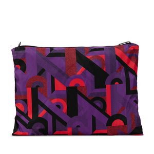 Prada Stampato Clutch Printed Tessuto Nylon