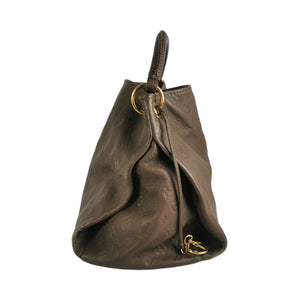 Brown Louis Vuitton Monogram Empreinte Artsy MM Hobo Bag