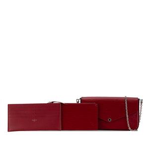 Louis Vuitton Pochette Félicie Red Epi