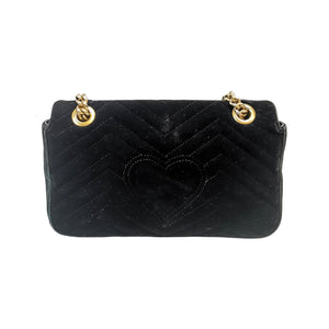 Gucci GG Marmont Small Black Velvet