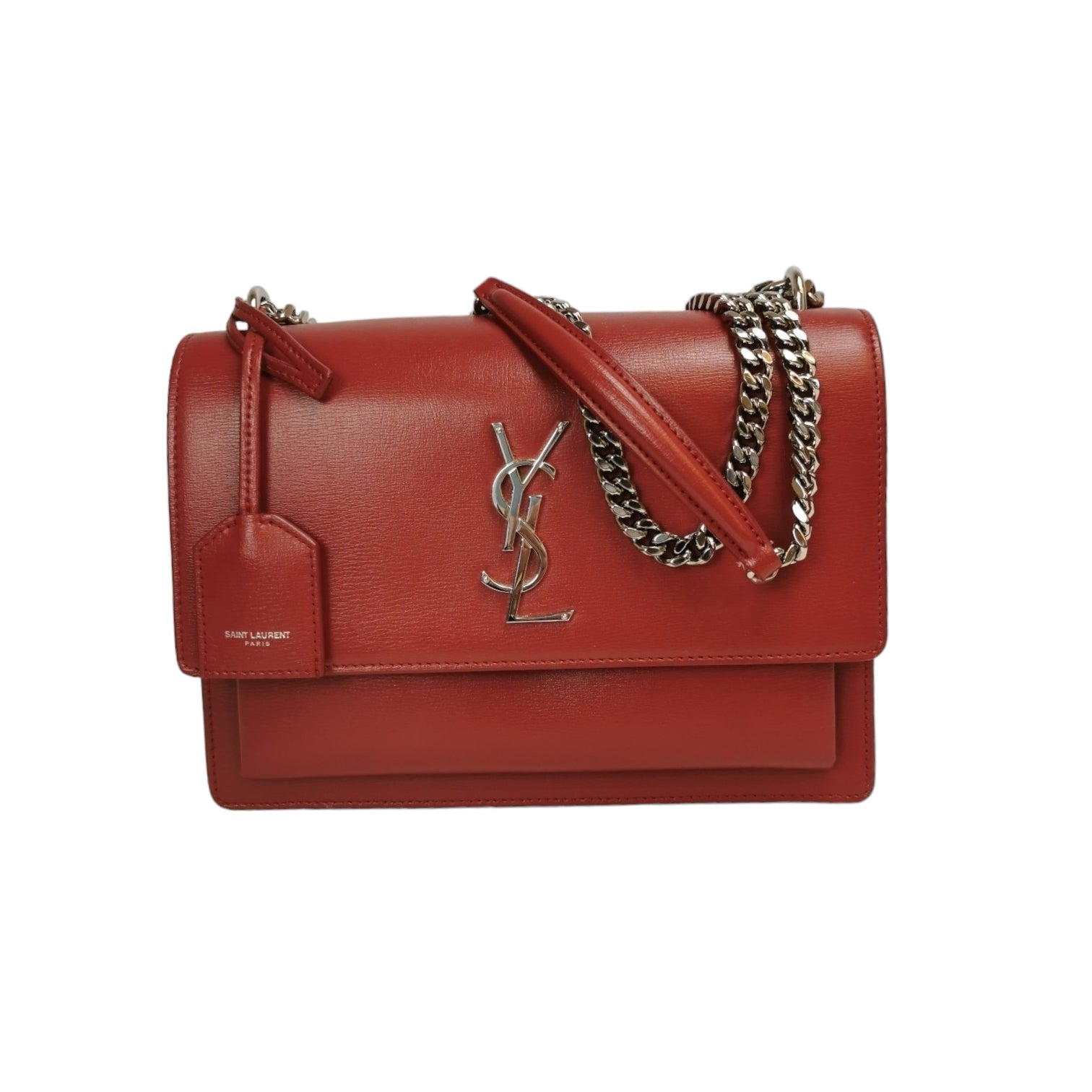 Ysl shoulder hot sale bag red