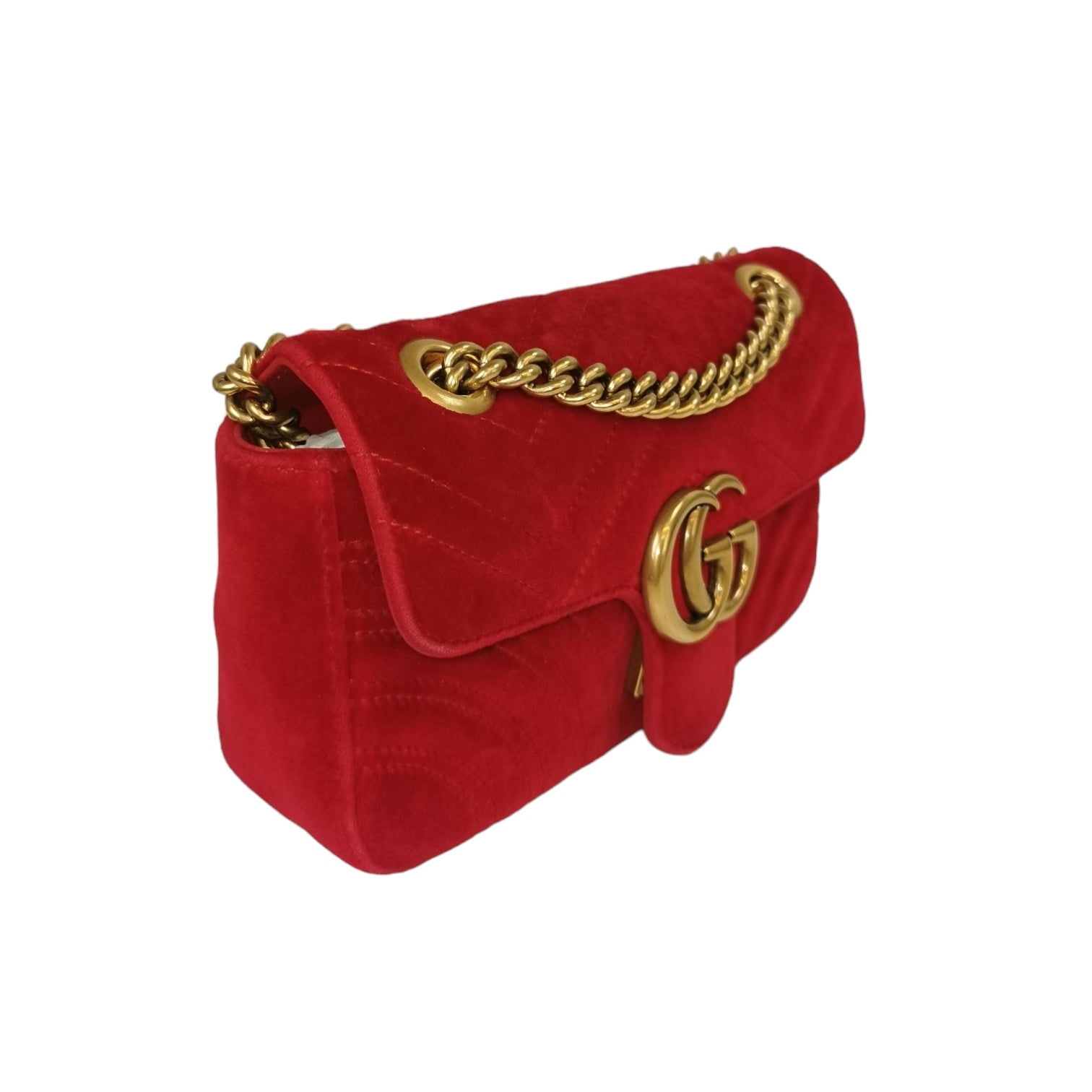 Gucci GG Marmont Mini Red Velvet