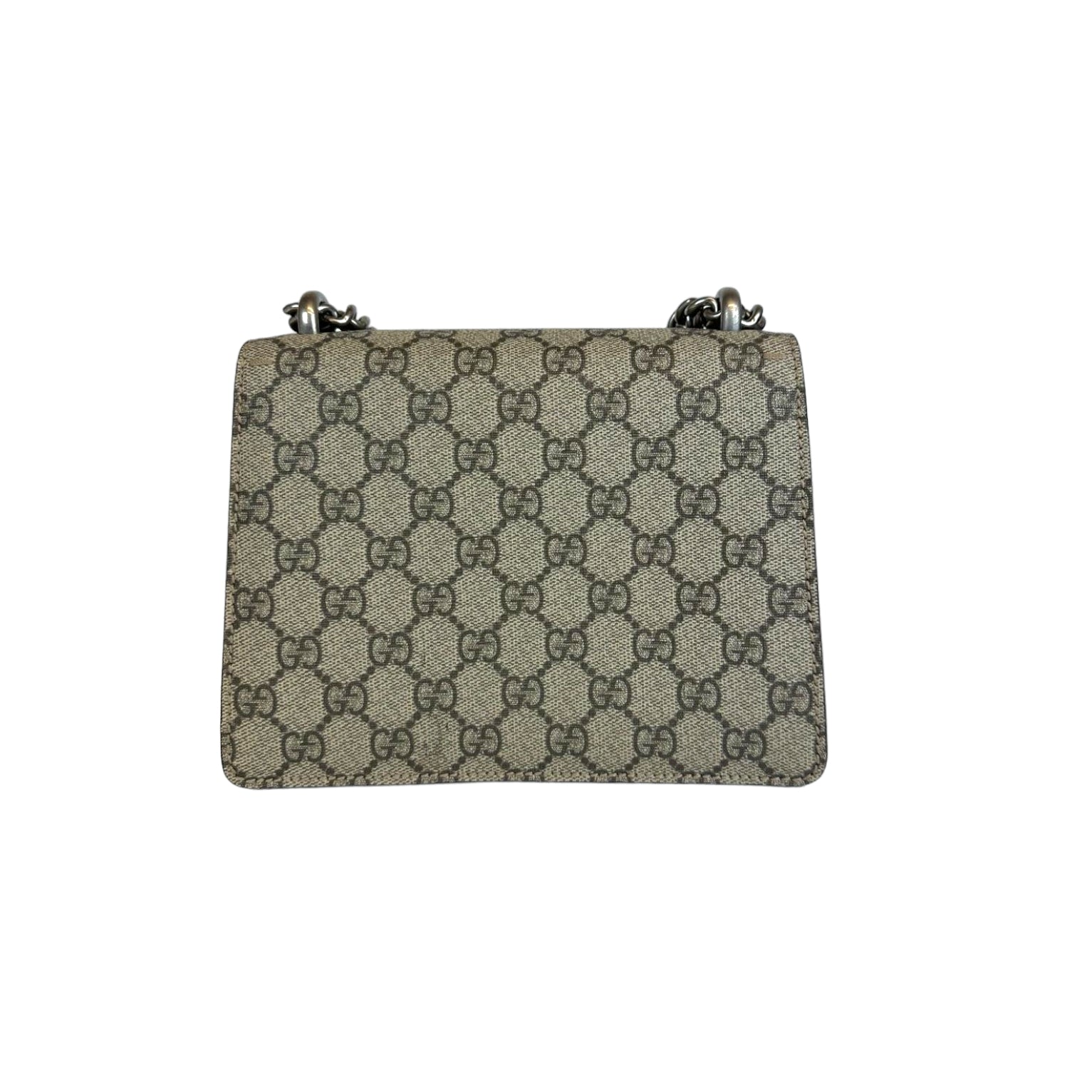 Gucci Dionysus Mini Brown GG Supreme Canvas Red