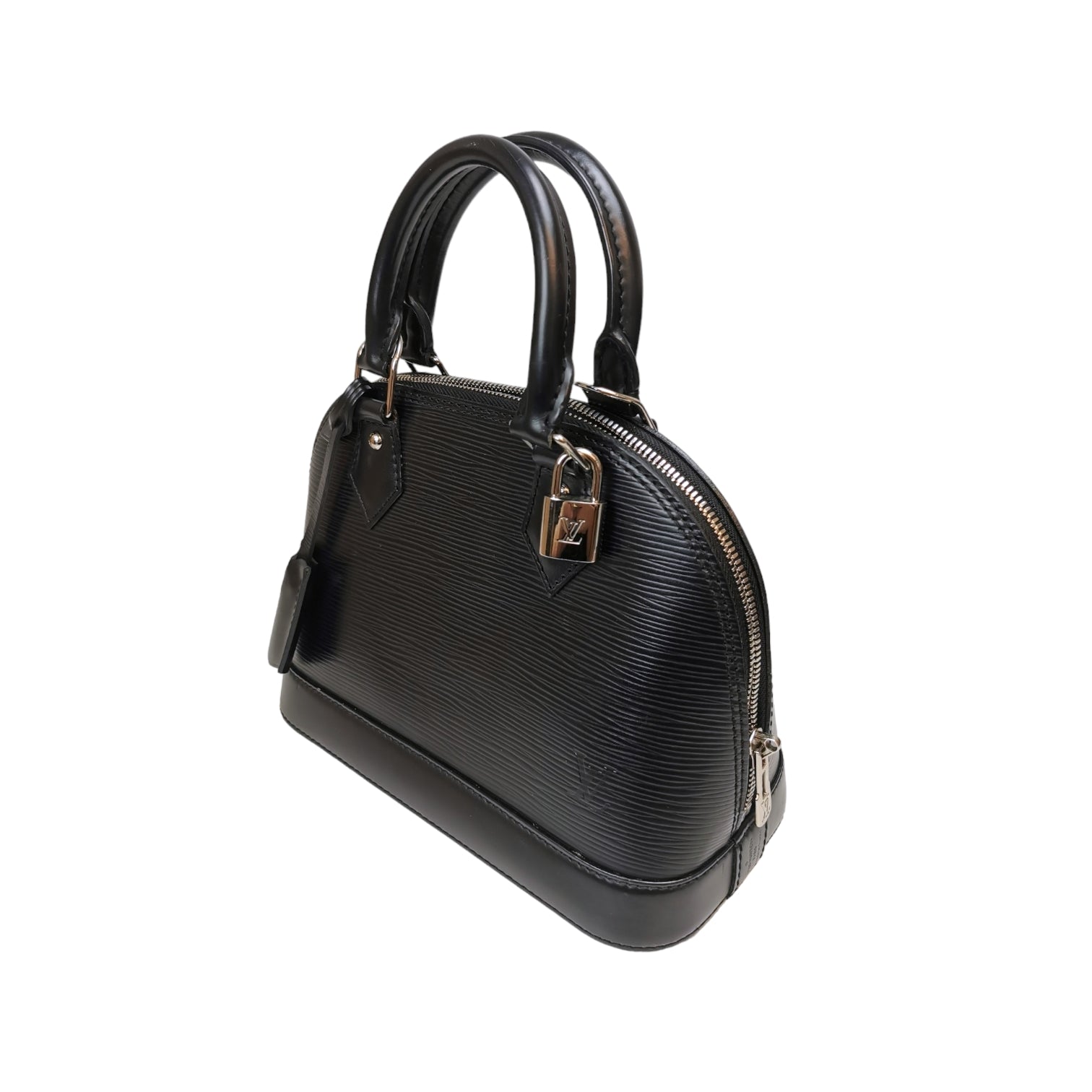 Louis Vuitton Louis Vuitton Alma BB Black Epi Leather Handbag +