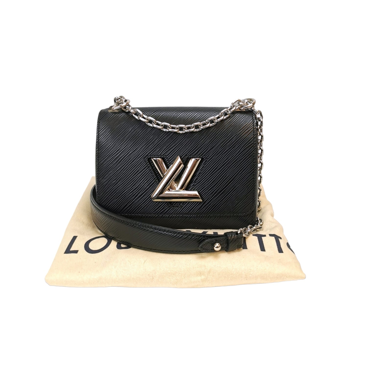 Louis Vuitton Black EPI Leather Twist PM Shoulder Bag