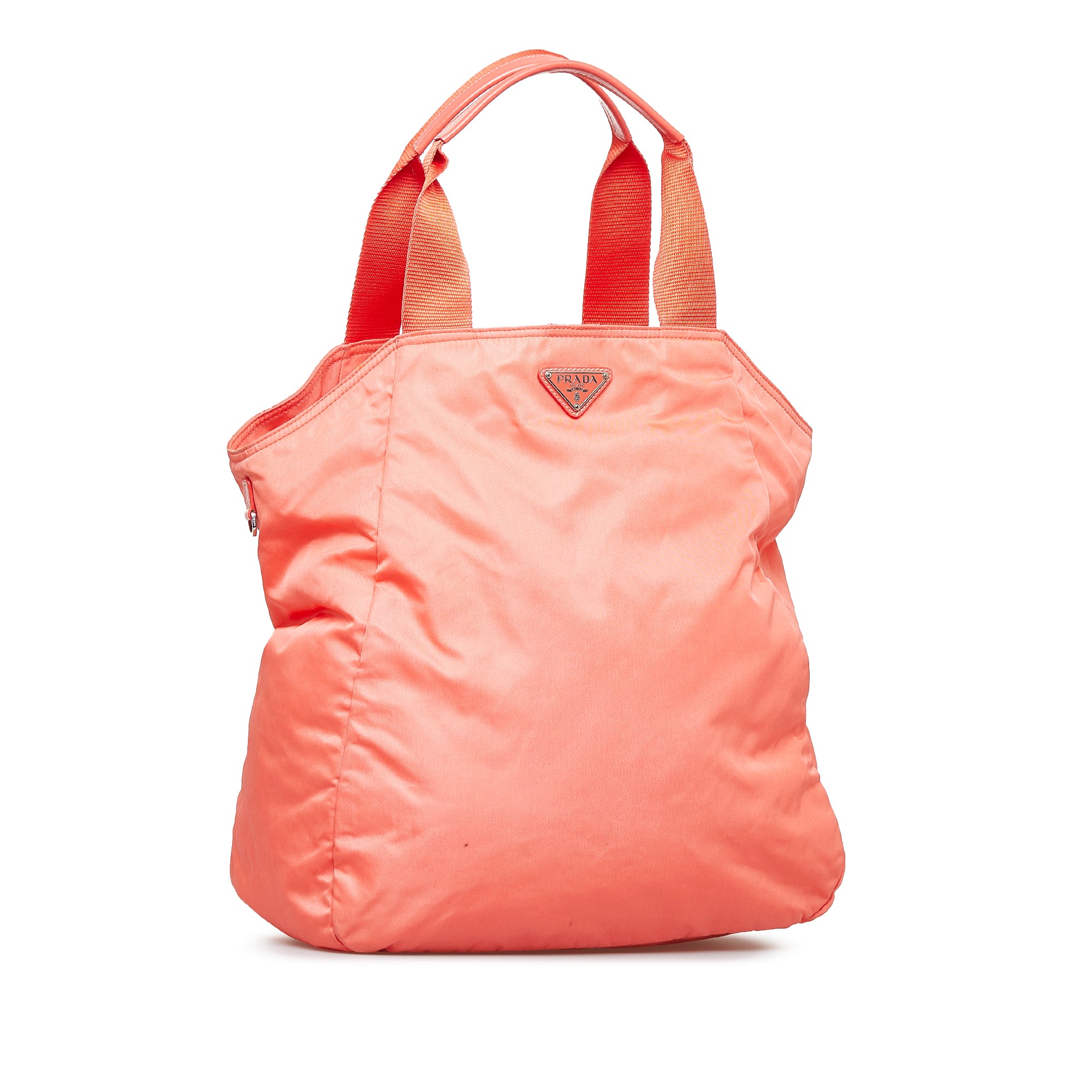 Prada Pink Nylon Tote Bag