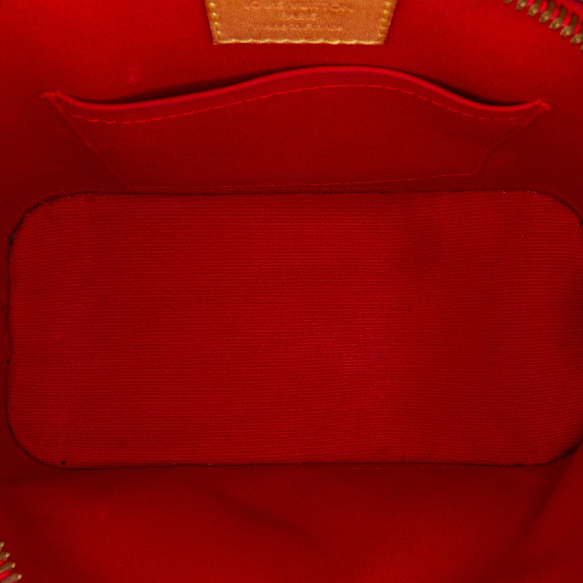 Louis Vuitton Alma BB Red Vernis
