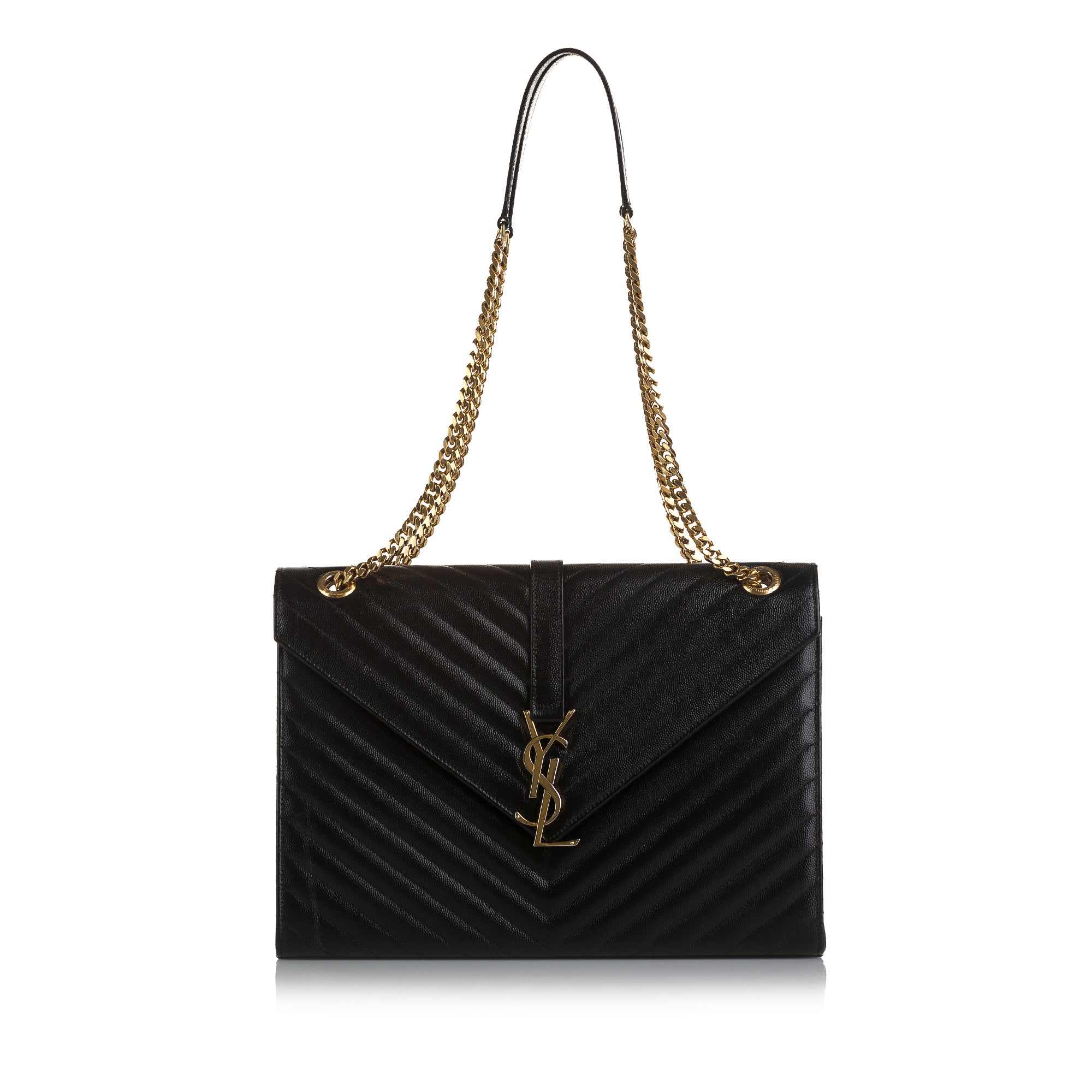 YVES SAINT LAURENT Small Loulou Quilted Leather Crossbody Bag Dark Bei