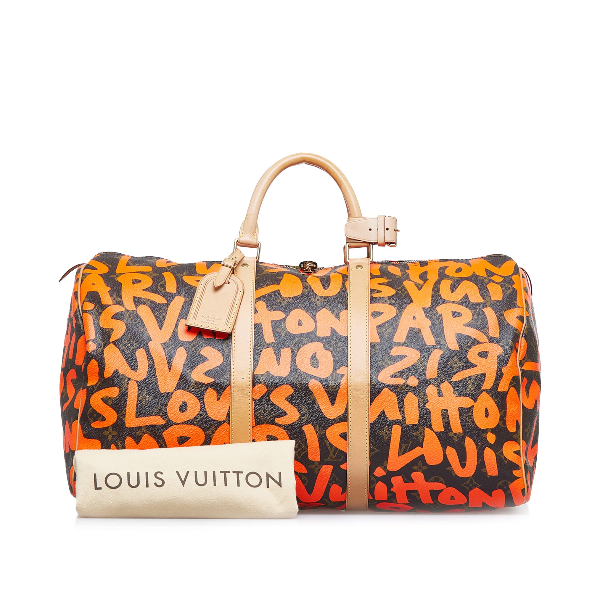 LOUIS VUITTON Limited Edition Orange Stephen Sprouse Graffiti Neverful