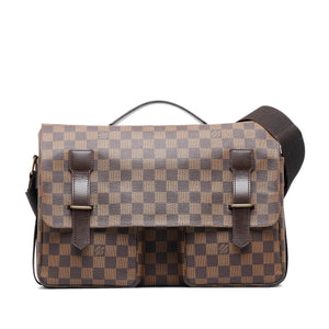 Louis Vuitton Damier Ebene Canvas Broadway Messenger Bag Louis Vuitton