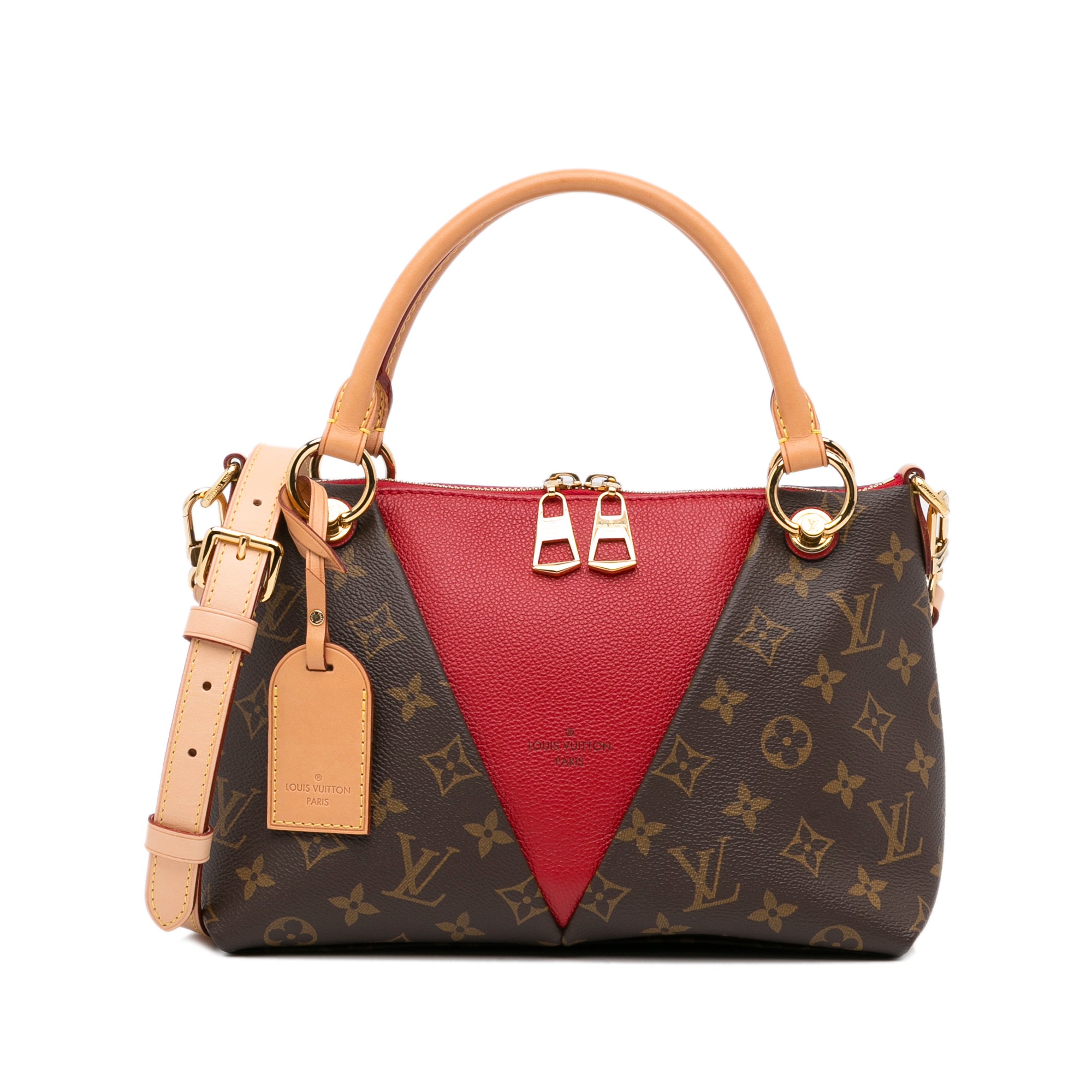 LOUIS VUITTON Women's V Tote BB Canvas in Brown