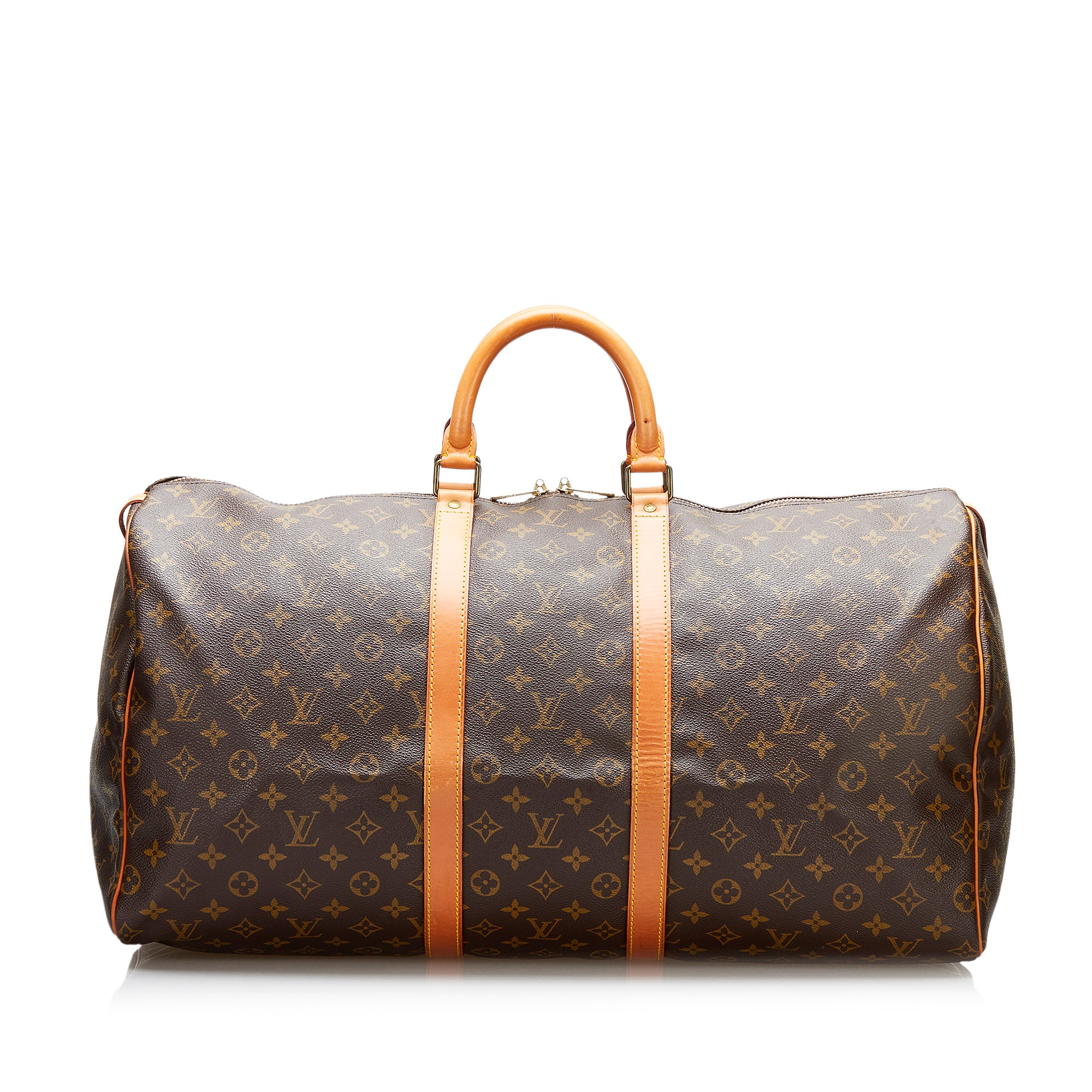 LV Keepall 45 Monogram Canvas Travel Bag Brown for women