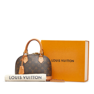 Louis Vuitton - Authenticated Alma BB Handbag - Leather Orange For Woman, Very Good condition