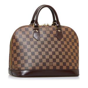 Alma PM Damier Ebene Canvas - Handbags