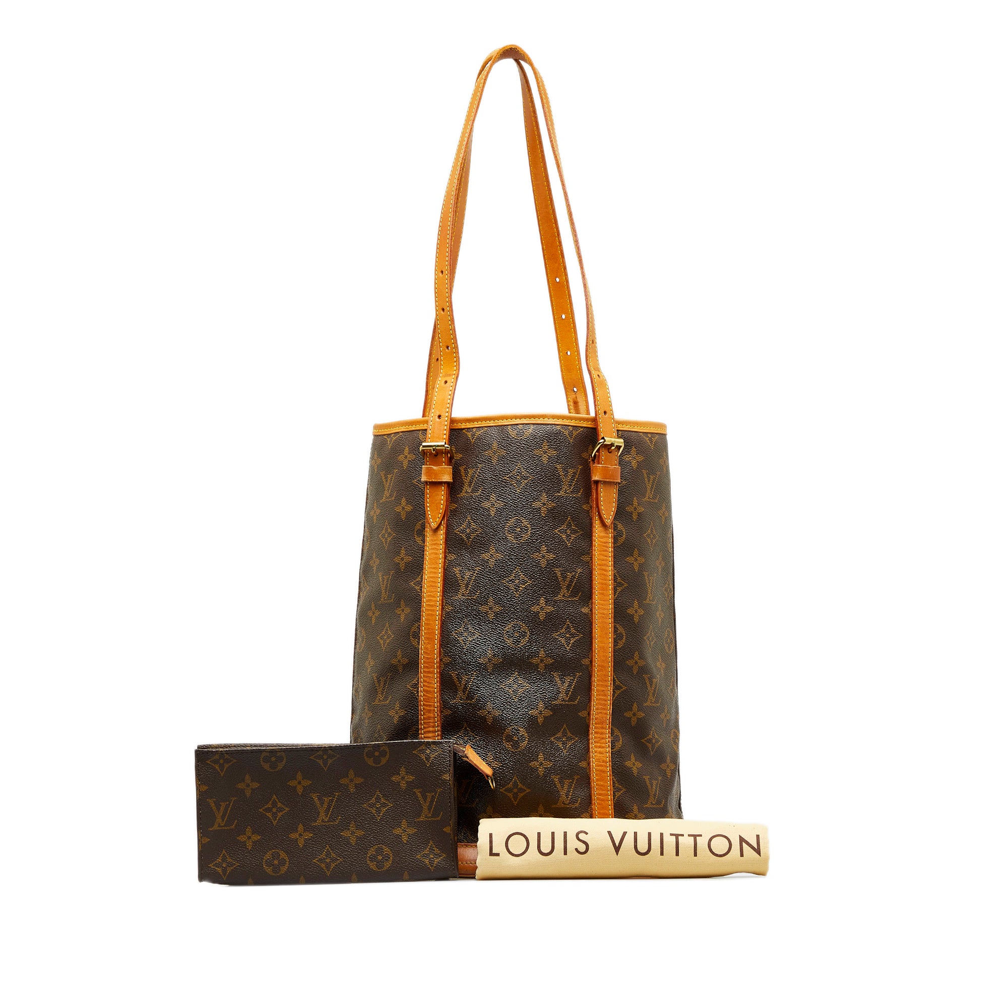 LOUIS VUITTON Bucket GM Monogram Canvas Shoulder Bag Brown