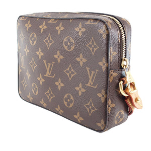 Louis Vuitton Soft Trunk Pouch Monogram Brown in Canvas/Leather